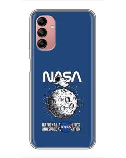 Чехол для Samsung Galaxy A04s с картинкой «NASA — лунная миссия» Чехол для Samsung Galaxy A04s с картинкой «NASA — лунная миссия»