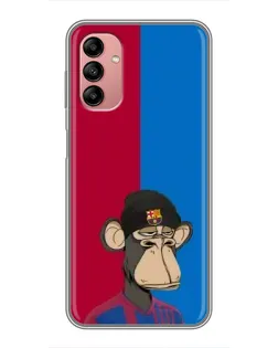 Чехол для Samsung Galaxy A04s с картинкой «Bored Ape — фанат Барсы» Чехол для Samsung Galaxy A04s с картинкой «Bored Ape — фанат Барсы»