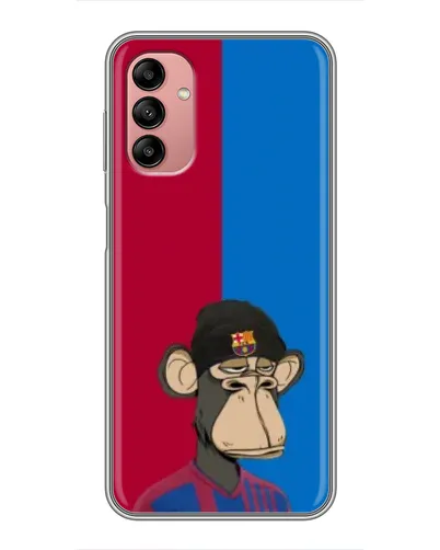 Чехол для Samsung Galaxy A04s с картинкой «Bored Ape — фанат Барсы» Чехол для Samsung Galaxy A04s с картинкой «Bored Ape — фанат Барсы»