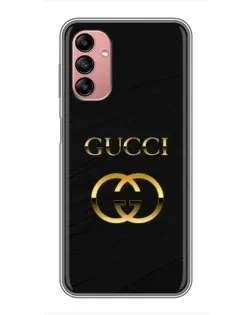 Чехол для Samsung Galaxy A04s с картинкой «Золотой логотип Gucci»