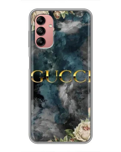 Чехол для Samsung Galaxy A04s с картинкой «Абстрактные цветы Gucci»