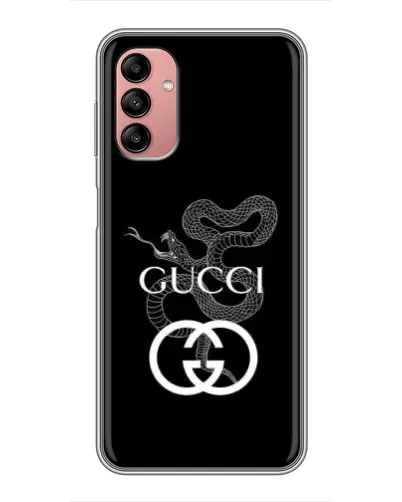 Чехол для Samsung Galaxy A04s с картинкой «Gucci — серебряная змея»