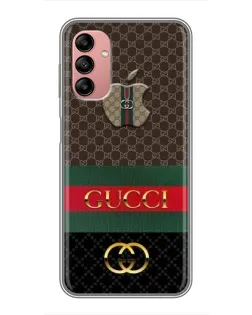 Чехол для Samsung Galaxy A04s с картинкой «Gucci — брендированный десерт»