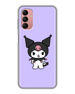 Чехол для Samsung Galaxy A04s с картинкой «Kuromi — нежный фиолетовый»
