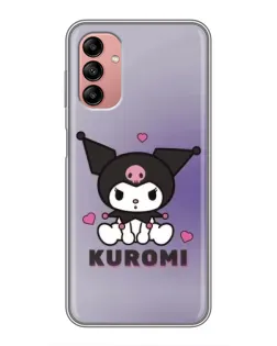 Чехол для Samsung Galaxy A04s с картинкой «Kuromi — фиолетовый арт»