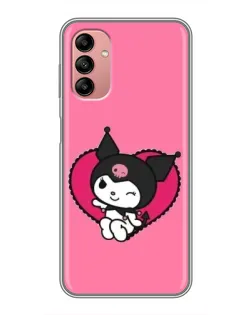 Чехол для Samsung Galaxy A04s с картинкой «Kuromi — любовь в сердце»