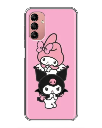 Чехол для Samsung Galaxy A04s с картинкой «My Melody и Kuromi» Чехол для Samsung Galaxy A04s с картинкой «My Melody и Kuromi»