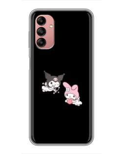 Чехол для Samsung Galaxy A04s с картинкой «My Melody и Kuromi»