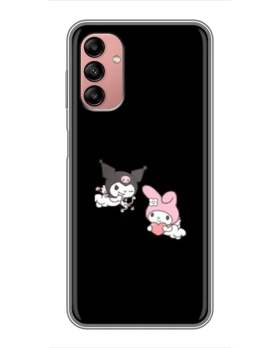 Чехол для Samsung Galaxy A04s с картинкой «My Melody и Kuromi» Чехол для Samsung Galaxy A04s с картинкой «My Melody и Kuromi»