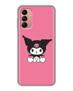 Чехол для Samsung Galaxy A04s с картинкой «Хмурая Kuromi»