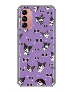 Чехол для Samsung Galaxy A04s с картинкой «Kuromi — паттерн»