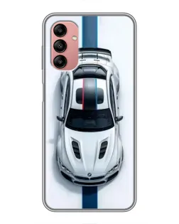 Чехол для Samsung Galaxy A04s с картинкой «Вид сверху — BMW M»