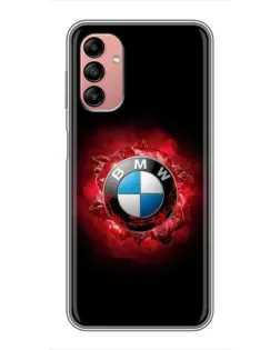 Чехол для Samsung Galaxy A04s с картинкой «Логотип BMW — вспышка»