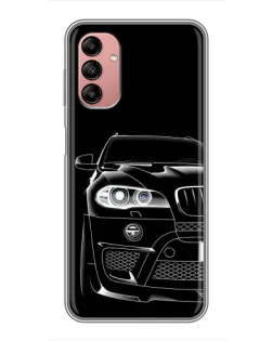 Чехол для Samsung Galaxy A04s с картинкой «Темный силуэт BMW»