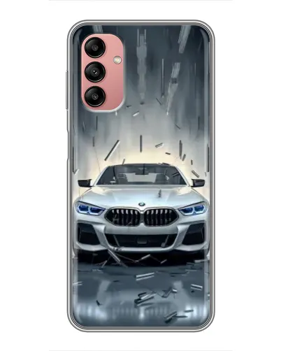 Чехол для Samsung Galaxy A04s с картинкой «BMW в свете фар»