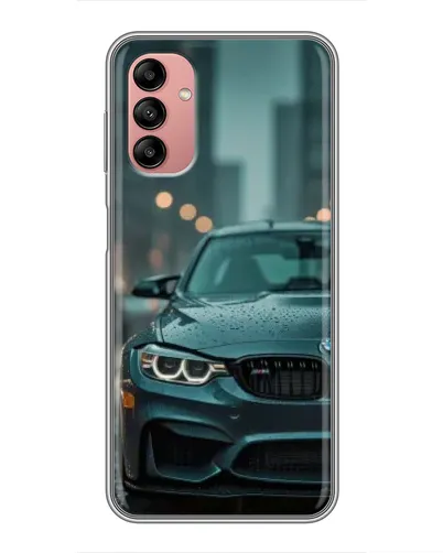Чехол для Samsung Galaxy A04s с картинкой «BMW в огнях города»