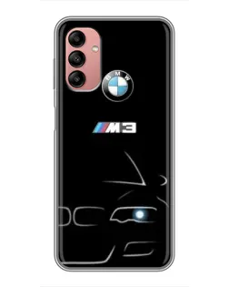 Чехол для Samsung Galaxy A04s с картинкой «Минималистичный принт BMW M3»