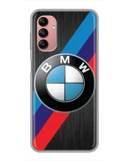 Чехол для Samsung Galaxy A04s с картинкой «BMW M-stripes стиль»