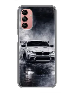 Чехол для Samsung Galaxy A04s с картинкой «BMW сквозь туман»
