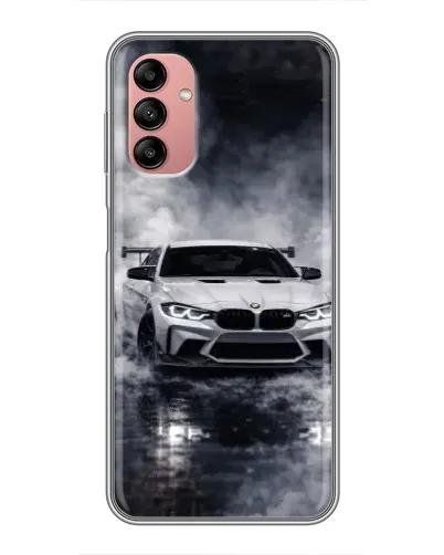 Чехол для Samsung Galaxy A04s с картинкой «BMW сквозь туман»
