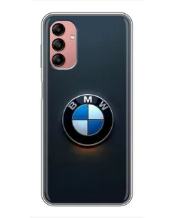Чехол для Samsung Galaxy A04s с картинкой «Логотип BMW — минимализм»