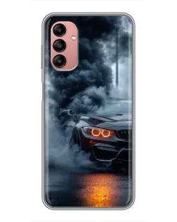 Чехол для Samsung Galaxy A04s с картинкой «BMW M-Power — абстракция»