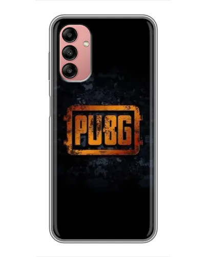 Чехол для Samsung Galaxy A04s с картинкой «PUBG — золотой логотип»