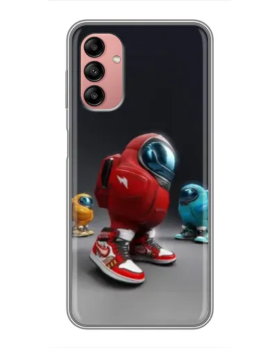 Чехол для Samsung Galaxy A04s с картинкой «Among Us — 3D стиль»