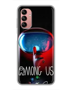 Чехол для Samsung Galaxy A04s с картинкой «Красный импостер — макро» Чехол для Samsung Galaxy A04s с картинкой «Красный импостер — макро»