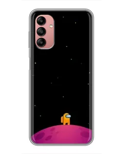 Чехол для Samsung Galaxy A04s с картинкой «Одинокий герой на планете» Чехол для Samsung Galaxy A04s с картинкой «Одинокий герой на планете»