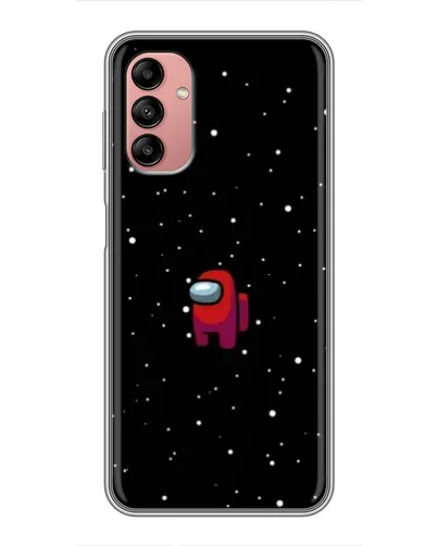 Чехол для Samsung Galaxy A04s с картинкой «Красный Among Us»
