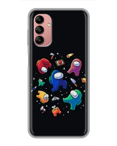 Чехол для Samsung Galaxy A04s с картинкой «Among Us космос»