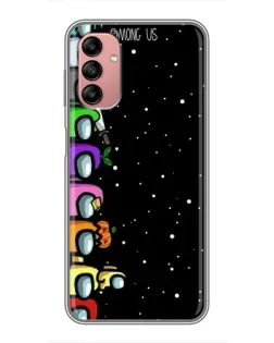 Чехол для Samsung Galaxy A04s с картинкой «Команда Among Us» Чехол для Samsung Galaxy A04s с картинкой «Команда Among Us»