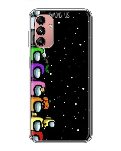Чехол для Samsung Galaxy A04s с картинкой «Команда Among Us»