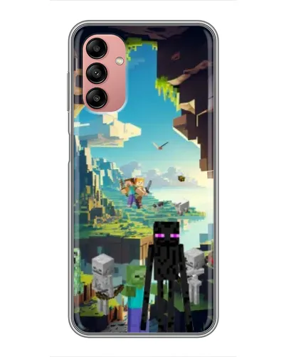 Чехол для Samsung Galaxy A04s с картинкой «Эндермен в лесу» Чехол для Samsung Galaxy A04s с картинкой «Эндермен в лесу»