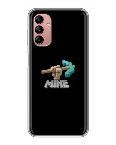 Чехол для Samsung Galaxy A04s с картинкой «Алмазная кирка» Чехол для Samsung Galaxy A04s с картинкой «Алмазная кирка»