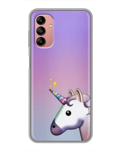Чехол для Samsung Galaxy A04s с картинкой «Единорог градиент»