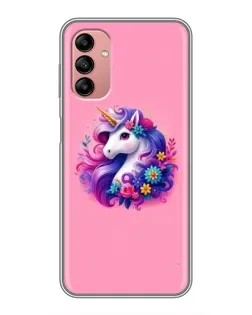 Чехол для Samsung Galaxy A04s с картинкой «Сказочный единорог»