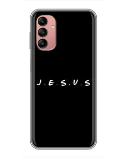 Чехол для Samsung Galaxy A04s с картинкой «Точки веры J.E.S.U.S.»