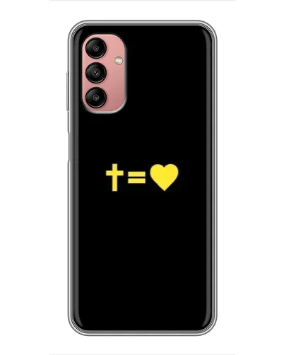Чехол для Samsung Galaxy A04s с картинкой «Сердце и Крест» Чехол для Samsung Galaxy A04s с картинкой «Сердце и Крест»