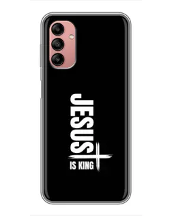 Чехол для Samsung Galaxy A04s с картинкой «Вертикаль веры Jesus»