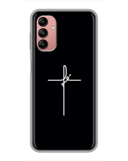 Чехол для Samsung Galaxy A04s с картинкой «Тонкий крест»