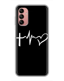 Чехол для Samsung Galaxy A04s с картинкой «Пульс веры»