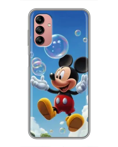 Чехол для Samsung Galaxy A04s с картинкой «Mickey и мыльные пузыри»