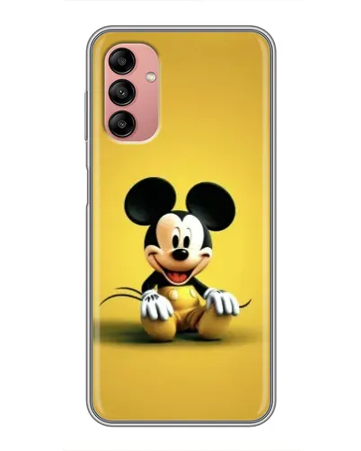 Чехол для Samsung Galaxy A04s с картинкой «Микки на желтом»