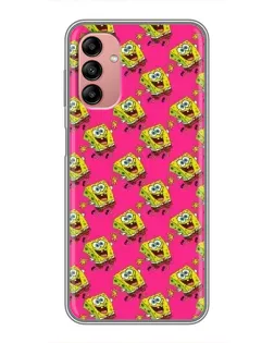 Чехол для Samsung Galaxy A04s с картинкой «Розовый паттерн»