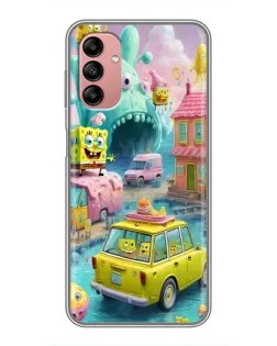Чехол для Samsung Galaxy A04s с картинкой «Монстр-трак приключения»