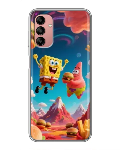 Чехол для Samsung Galaxy A04s с картинкой «Космический фастфуд»