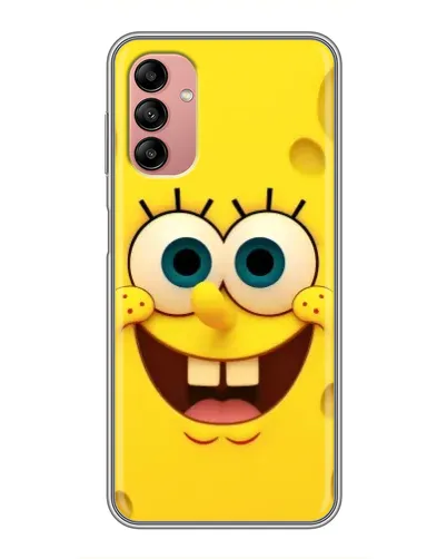 Чехол для Samsung Galaxy A04s с картинкой «Губка Боб улыбка»
