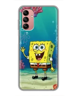 Чехол для Samsung Galaxy A04s с картинкой «Подводный привет»